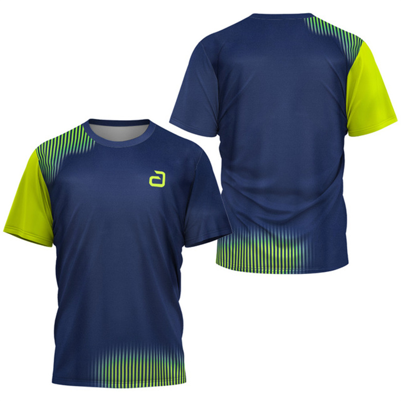 Badminton Aesthetic - Erkekler Masa Tenisi Tişörtü Undercurrent Desenli