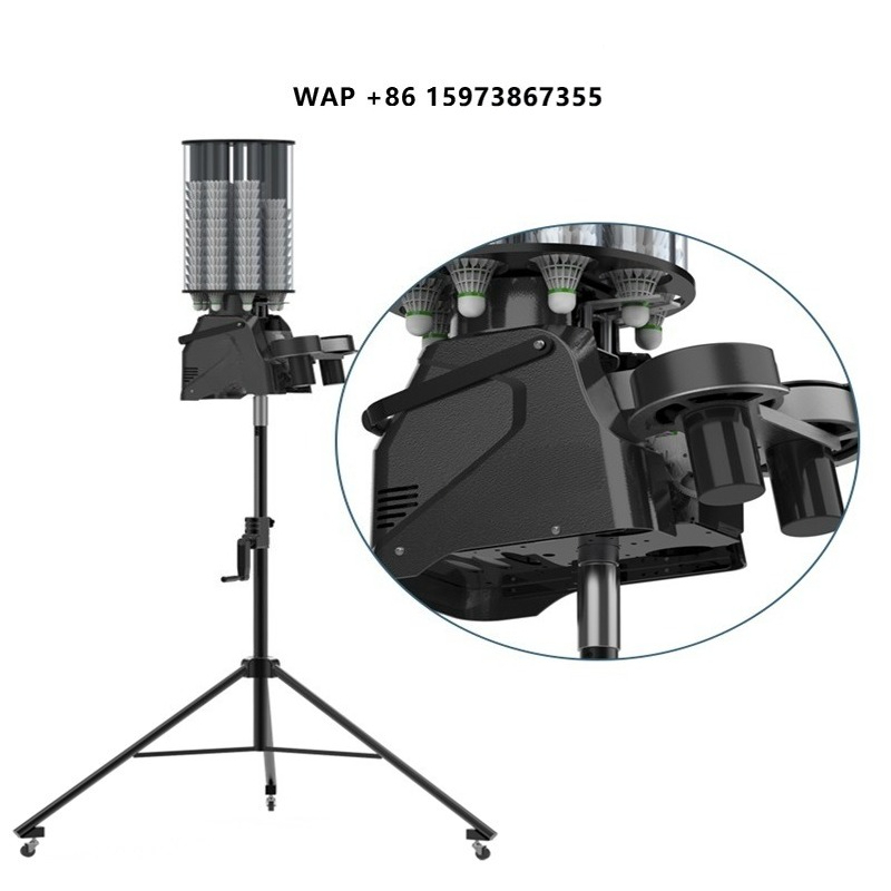 Feeder Machine Badminton - Profesyonel Otomatik Badminton Top Makinesi, Güçlü