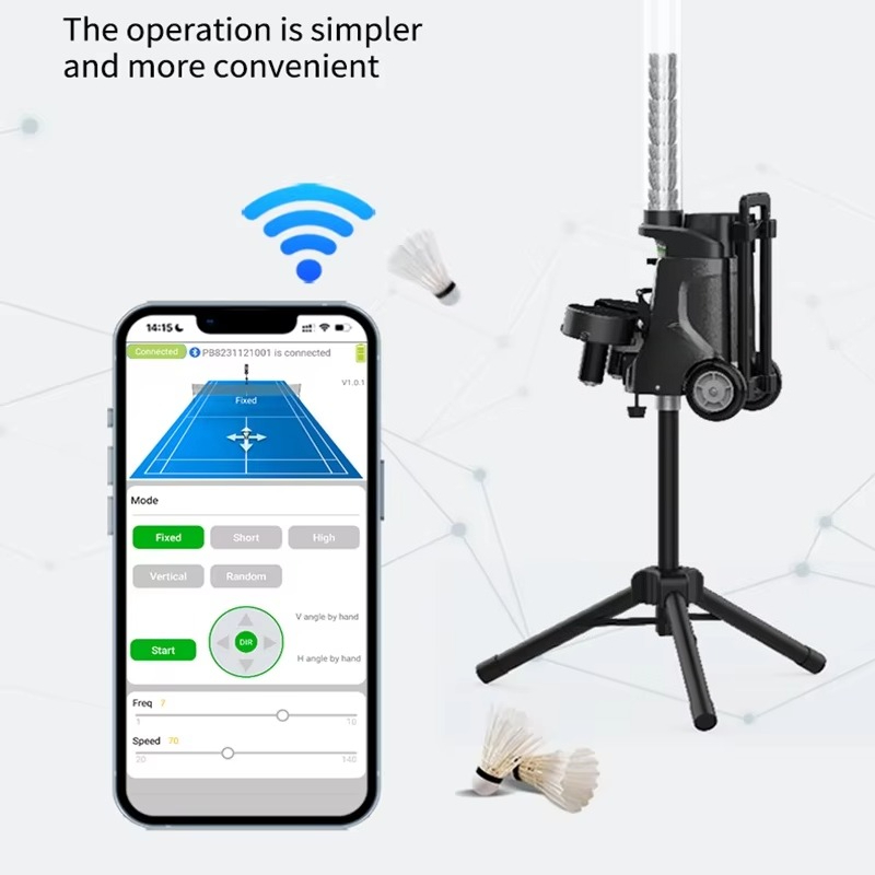 Yeni Gelen Taşınabilir Mini Ba - Feeder Machine Badminton incelemesi ve fiyatı