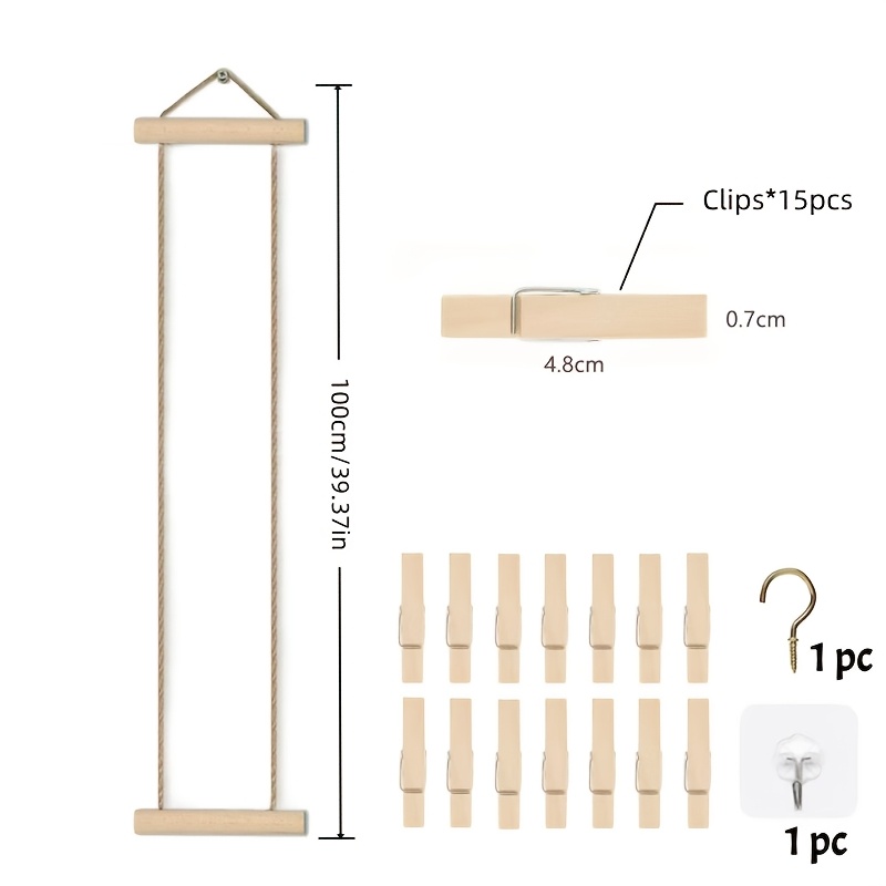 Klipsli Doğal Ahşap Fotoğraf A - String Tension Clip incelemesi ve fiyatı